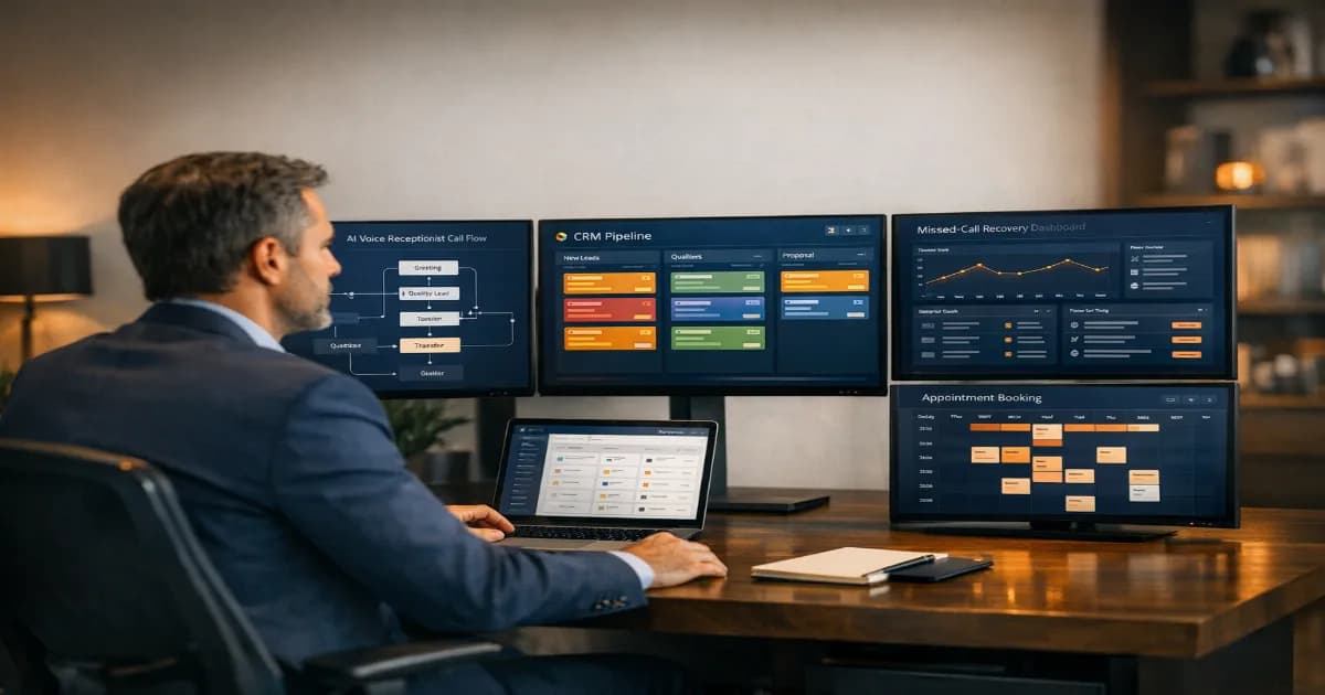 lead generation technovier workflow dashboard for service teams