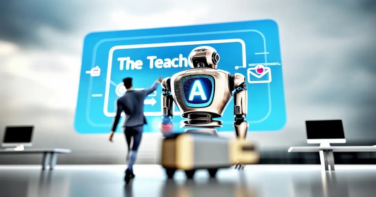 Visual representation of automation - The Teacher: AI Enablement &amp; PromptOps in Digital Acceleration | Technovier Technology Analysis