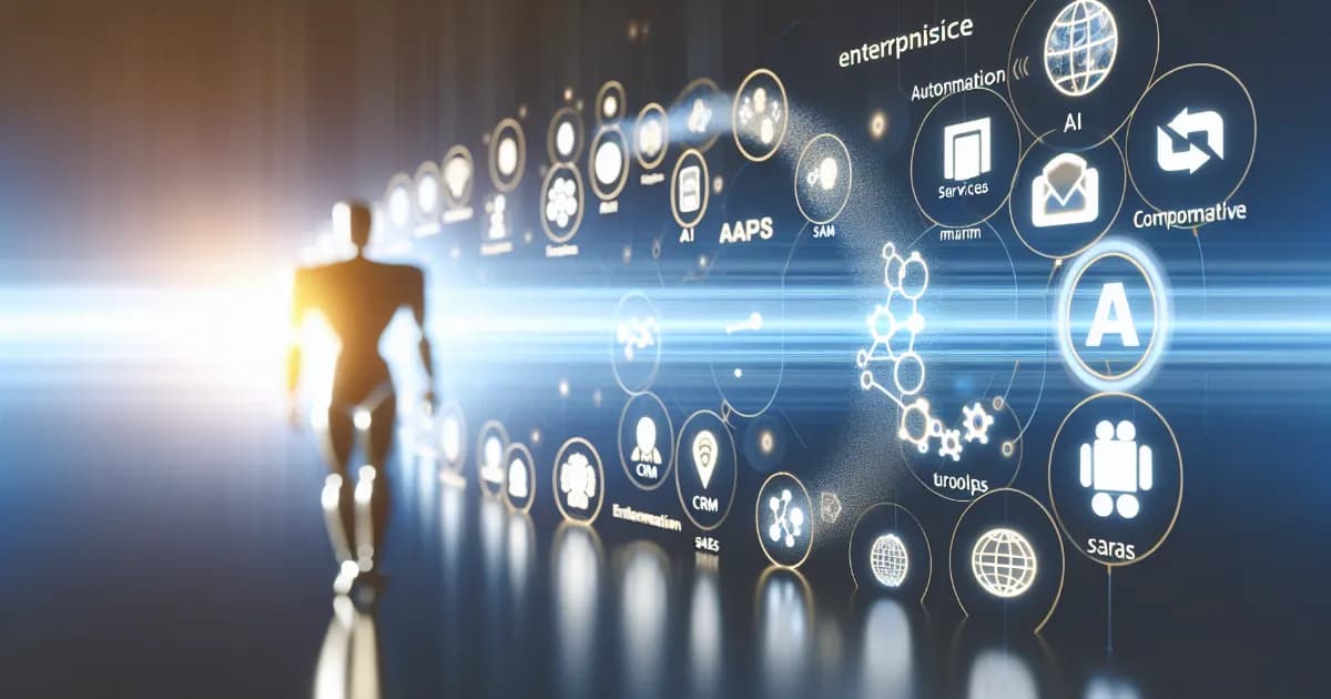 Visual representation of automation - Palantir & Lumen Partner for Enterprise AI Services Evolution | Technovier Technology Analysis