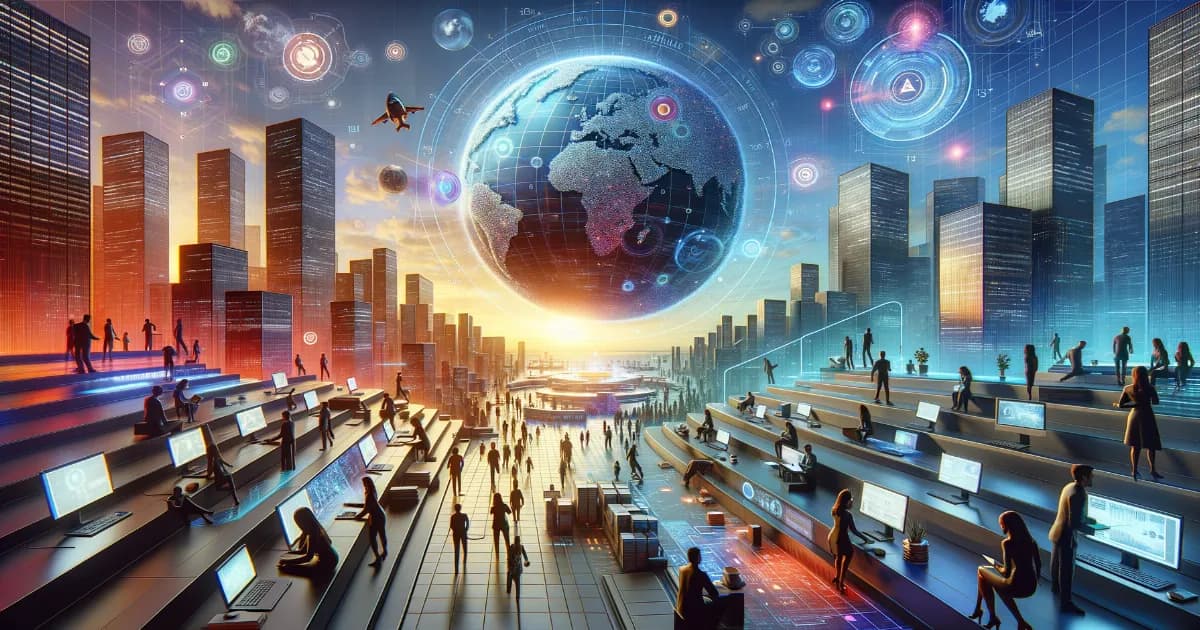 Illustration of ChatGPT Atlas AI-enabled web browser challenging Google Chrome