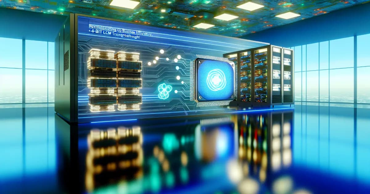 revolutionizing business efficiency: nvidia's 4-bit llm training breakthrough workflow dashboard for service teams