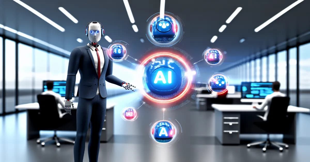 Illustration of AI-driven social media admin 'Project Moonlight' revolutionizing digital workflows