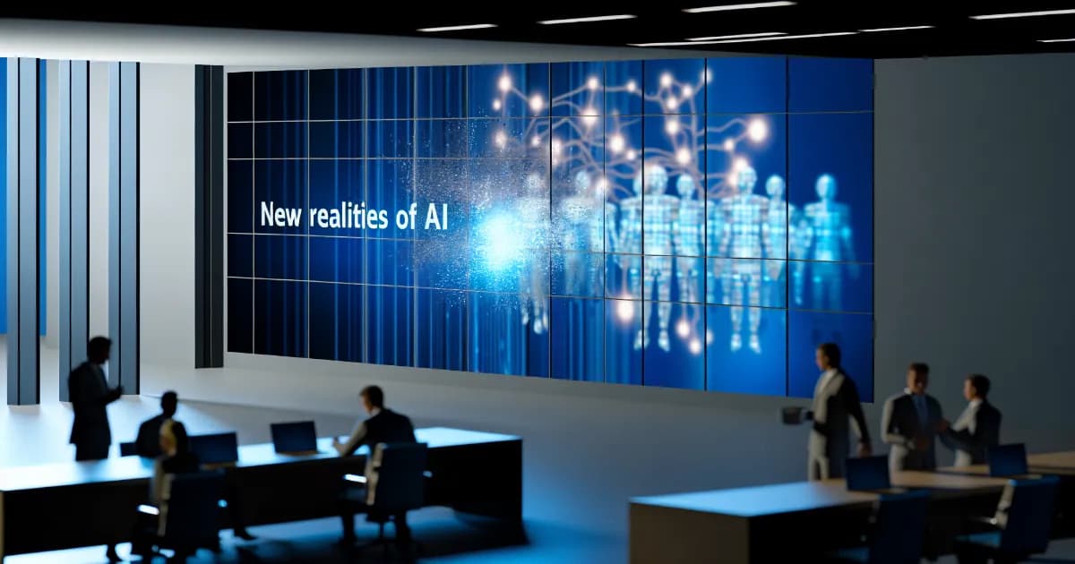 Illustration depicting AI-driven workforce optimization at Chegg