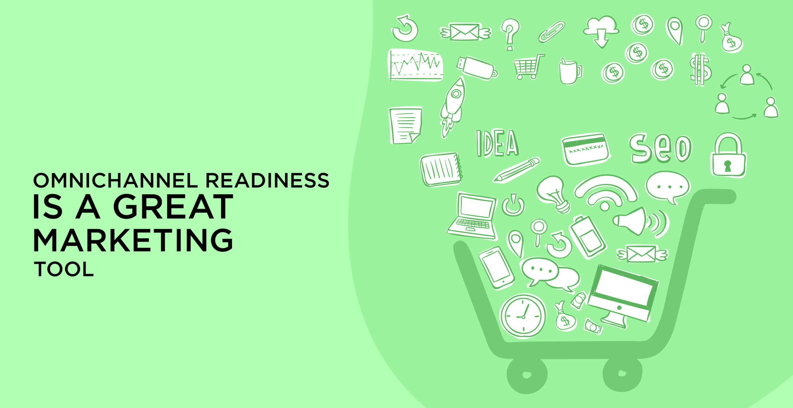 Omnichannel strategy and readiness dashboard across website, ecommerce, CRM, automation, support, and reporting